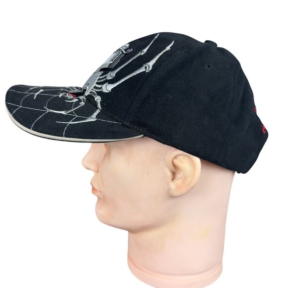 Spiderwire Fishing Hat Ball Embroidered Baseball Cap Men Black  Adjustable Strap - Picture 7 of 12